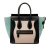 Celine B Celine Brown Beige with Multi Calf Leather Micro Tricolor Luggage Tote Italy