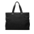 Gucci AB Gucci Black Nylon Fabric GG Web Tote Italy