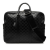Gucci B Gucci Black Calf Leather Guccissima Business Bag Italy