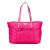 Prada B Prada Pink Hot Pink Nylon Fabric Tessuto Zip Tote Italy