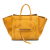 Celine B Celine Yellow Mustard Suede Leather Medium Phantom Luggage Tote Italy