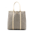 Gucci AB Gucci Brown Beige Coated Canvas Fabric GG Supreme Joy Vertical Tote Italy