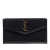 Saint Laurent AB Saint Laurent Black Canvas Fabric Monogram Uptown Pouch Italy