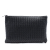 Bottega Veneta AB Bottega Veneta Black Nappa Leather Leather Nappa Intrecciato Clutch Italy