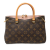 Louis Vuitton B Louis Vuitton Brown with Pink Monogram Canvas Fabric Monogram Pallas BB France
