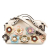 Fendi B Fendi White Off White Calf Leather Mini By The Way Flowerland Satchel Italy