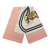 Hermès AB Hermès White with Pink Silk Fabric Brides de Gala Scarf 90 France