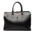 Gucci B Gucci Black Calf Leather Guccissima Jackie Tote Italy