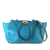 Valentino AB Valentino Blue Light Blue Calf Leather Small Grained skin Rockstud Trapeze Satchel Italy