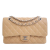 Chanel B Chanel Brown Beige Caviar Leather Leather Medium Classic Caviar Double Flap France