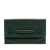 Hermès AB Hermès Green Dark Green Calf Leather Evercolor Pliplat Clutch France