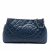 Chanel Expandable Tote Caviar Leather Matelassè Shoulder Bag Blue