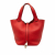 Hermès Picotin 18 Taurillon Clemence Leather Lock Bucket Handbag Rouge Casaque