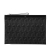 Fendi AB Fendi Black Canvas Fabric Large Zucca Flat Pouch Italy