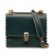 Fendi B Fendi Green Dark Green Calf Leather Small Scalloped Kan I Crossbody Italy