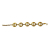 Chanel AB Chanel Gold Gold Plated Metal CC Link Bracelet France