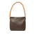 Louis Vuitton B Louis Vuitton Brown Monogram Canvas Fabric Monogram Looping MM France