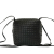 Bottega Veneta AB Bottega Veneta Black Nappa Leather Leather Nappa Intrecciato Cube Crossbody Italy