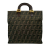 Fendi AB Fendi Brown Canvas Fabric Zucca Twins Tote Italy