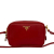 Prada AB Prada Red Saffiano Leather Mini Camera Bag Italy