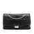 Chanel Black Lambskin Leather Leather Iridescent Quilted Lambskin Reissue 2.55 Double Flap 227 Italy