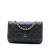Chanel B Chanel Black Caviar Leather Leather CC Quilted Caviar Wallet on Chain France