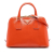 Prada B Prada Orange Saffiano Leather Small Vernice Promenade Satchel Italy