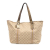 Gucci B Gucci Brown Beige Canvas Fabric GG Jolicoeur Tote Italy