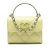 Chanel Yellow Light Yellow Lambskin Leather Leather Mini Quilted Lambskin Chain Top Handle Bag Italy