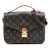 Louis Vuitton B Louis Vuitton Brown Monogram Canvas Fabric Monogram Pochette Metis France
