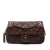 Chanel B Chanel Red Bordeaux Calf Leather Paris Edinburgh Medium skin Coco Sporran Flap Italy