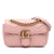 Gucci B Gucci Pink Light Pink Calf Leather Small GG Marmont Matelasse Shoulder Bag Italy