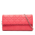 Christian Dior B Dior Pink Blush Lambskin Leather Leather Lambskin Cannage Lady Dior Wallet On Chain Italy