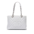 Chanel B Chanel White Caviar Leather Leather Caviar Grand Shopping Tote Italy