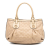 Gucci AB Gucci Brown Beige Calf Leather Guccissima Scarlett Tote Italy