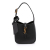 Saint Laurent AB Saint Laurent Black Calf Leather Micro Grained skin Supple Le 5 a 7 Handbag Italy