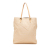 Fendi B Fendi Brown Beige Canvas Fabric Zucchino Tote Italy