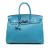 Hermès AB Hermès Blue Light Blue Calf Leather Togo Birkin Retourne 35 France