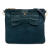 Prada B Prada Blue Peacock Nylon Fabric Tessuto Fiocco Bow Crossbody Italy