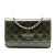 Chanel Green CC Quilted Metallic Patent Striped Wallet on Chain Spain