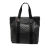 Gucci B Gucci Black Calf Leather Guccissima Web Tote Italy