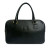 Burberry AB Burberry Black Calf Leather Boston Bag United Kingdom