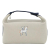 Hermès AB Hermès Brown Beige with Blue Navy Canvas Fabric Large Toile Bride A Brac Cabriole Case France