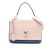 Louis Vuitton B Louis Vuitton Brown Beige with Blue Calf Leather Bicolor Lockme II France