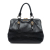 Miu Miu B Miu Miu Black Goatskin Leather Madras Bowler Bag Italy