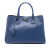 Prada B Prada Blue Saffiano Leather Large Lux Galleria Tote Italy