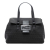 Fendi B Fendi Black Canvas Fabric Zucchino Handbag Italy