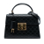 Gucci B Gucci Black Calf Leather Small Guccissima Padlock Satchel Italy