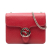 Gucci B Gucci Red Calf Leather Small Dollar skin Interlocking G Crossbody Italy