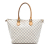 Louis Vuitton B Louis Vuitton White Damier Canvas Fabric Damier Azur Saleya MM France